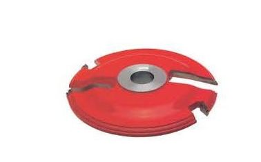 Rosso doppio pannello di TCT faccia alzando coltelli in metallo duro per la produzione di groove