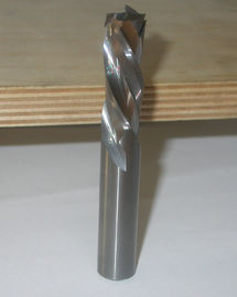 Pezzi solidi di spirale di compressione della flauto del carburo tre del grano micro- dei pezzi del carburo di CNC per il taglio del legno tenero