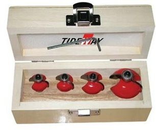 Router bit set con due volte ruvida rettifica rettifica e rettifica di finitura