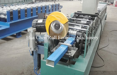 Rotolo della discesa di colata della lamiera di acciaio di colore di CNC che forma macchina con il rullo dell'acciaio No45