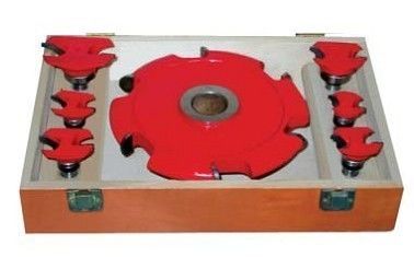 Fresatrice personalizzato imposta con rosso verniciato per taglio di legno naturale, MDF, HDF